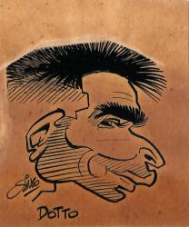 Caricature originale de Jean DOTTO (FR)