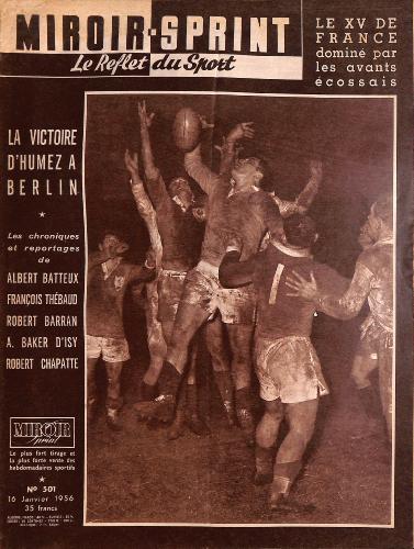 MIROIR SPRINT N°501 DU 16 JANVIER 1956