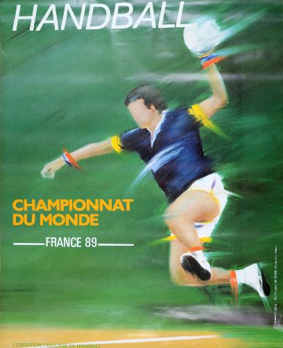 AFFICHE DU TOURNOI QUALIFICATIF (MONDIAL) POUR LES CHAMPIONNATS DU MONDE 1990