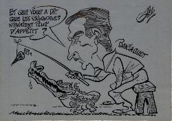 CARICATURE ORIGINALE DE PIERRE BARLAGUET