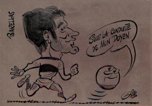 CARICATURE ORIGINALE DE ROBERT BARELLAS