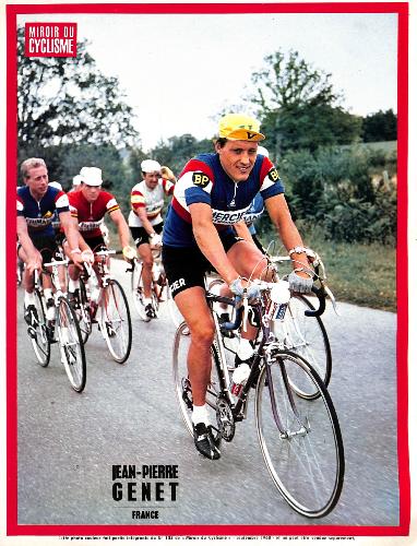 PHOTO DE JEAN-PIERRE GENET SUPPLÉMENT DU MIROIR DU CYCLISME 1968