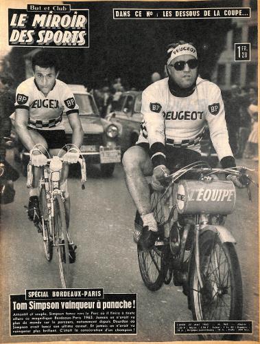 BUT ET CLUB LE MIROIR DES SPORTS N°965 DU 27 MAI 1963