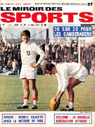 BUT ET CLUB LE MIROIR DES SPORTS N°1171 DU 16 FÉVRIER 1967