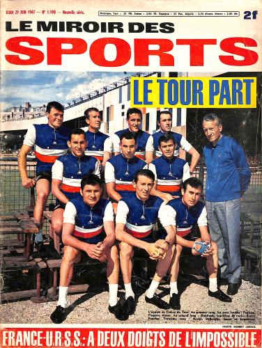 BUT ET CLUB LE MIROIR DES SPORTS N°1190 DU 29 JUIN 1967