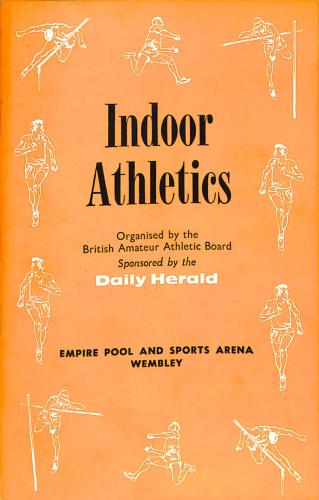 PROGRAMME OFFICIEL RENCONTRES INTERNATIONALES ATHLÉTISME 1962