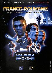 PROGRAMME OFFICIEL DU MATCH FRANCE VS ROUMANIE DU 13 FÉVRIER 2002