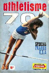 LES CAHIERS DE L'ÉQUIPE TRIMESTRIEL N°40 D'ATHLÉTISME 70