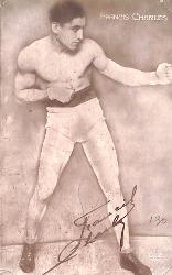 Carte postale dédicacée par Francis Charles.