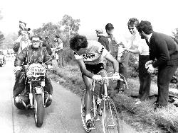 PHOTO ORIGINALE DE PRESSE DE LUIS OCAÑA AU TOUR DE FRANCE 1971